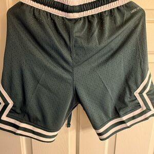 Nike Men's Green Athletic Shorts
